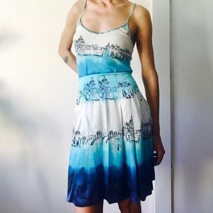 Blumarine silk set skirt and tank size 6